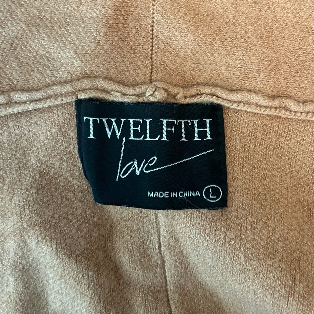 Twelfth love open front long cardigan pockets L - Picture 4 of 10